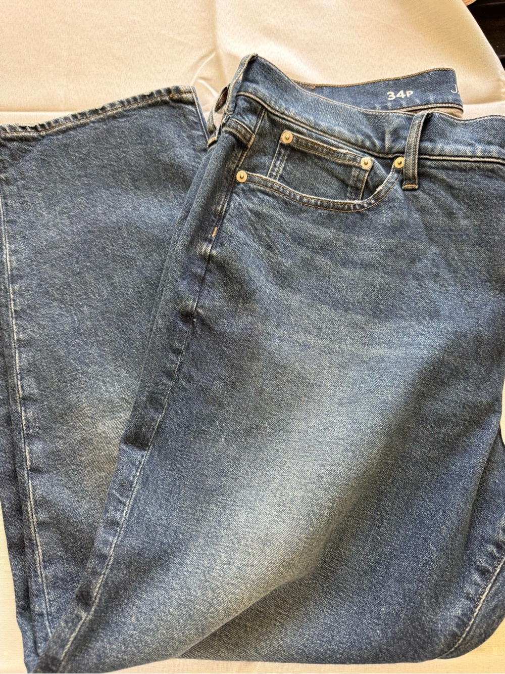 J. Crew Women's Boot Cut Jeans - Indigo Blue Size 34P